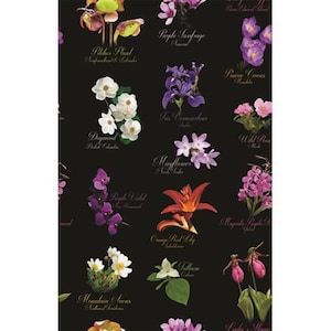 Provincial Flowers 1/2 Yard, 20003-4 Canadian Road Trip por Hoffman, Canadá Provincial Flowers Gift Bed Quilt Parede Pendurado Corredor de mesa