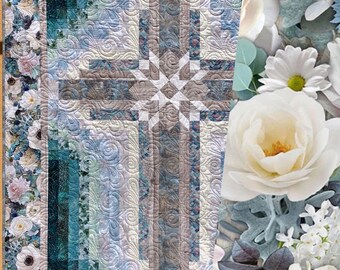 小物 HOLIDAY FLOWER QUILTING LONG MUFFLER HOLIDAY FLOWER QUILTING LONG MUFFLER