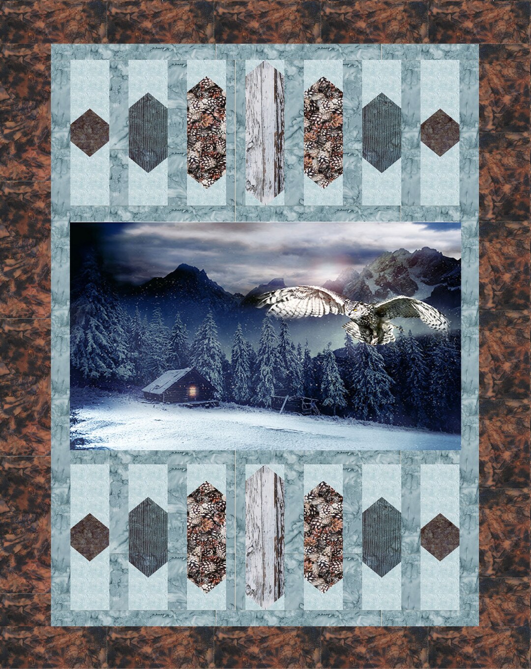 Spring Owl WJ1905010CL Quilt