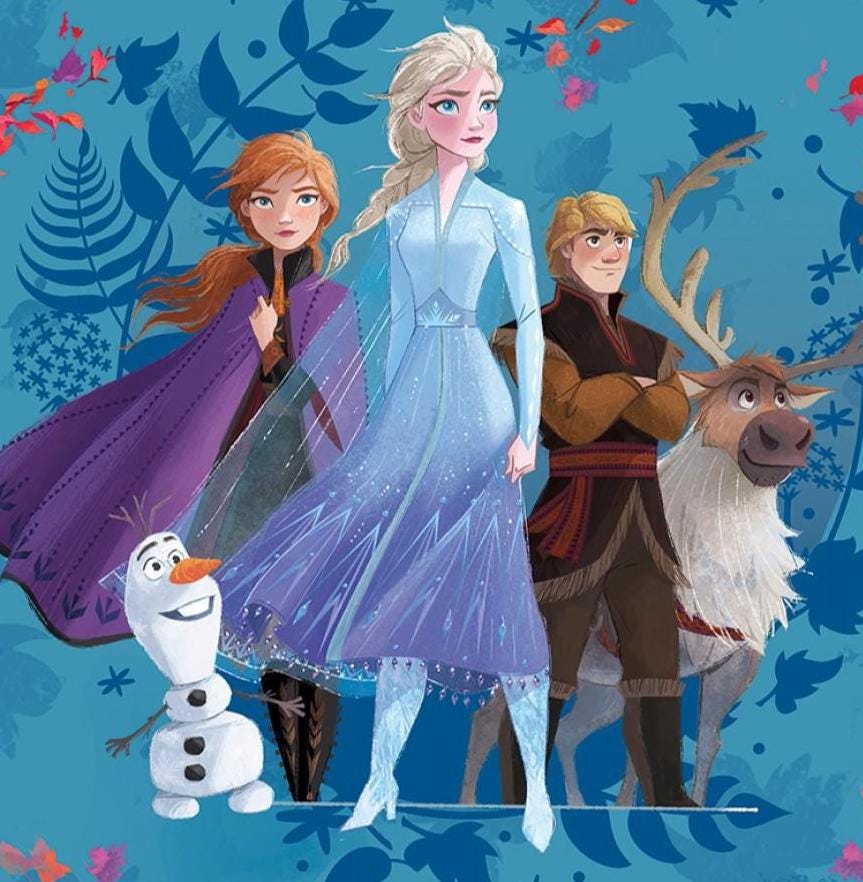 RARE Frozen Fabric Panel 36
