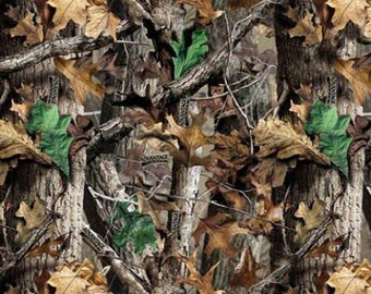 Tissu intégral Realtree, 6000 PC Sykel Enterprises, Realtree Gifts Courtepointe de lit, cerf camouflage, feuilles garçon, reine, décoration d'intérieur, demi-mètre