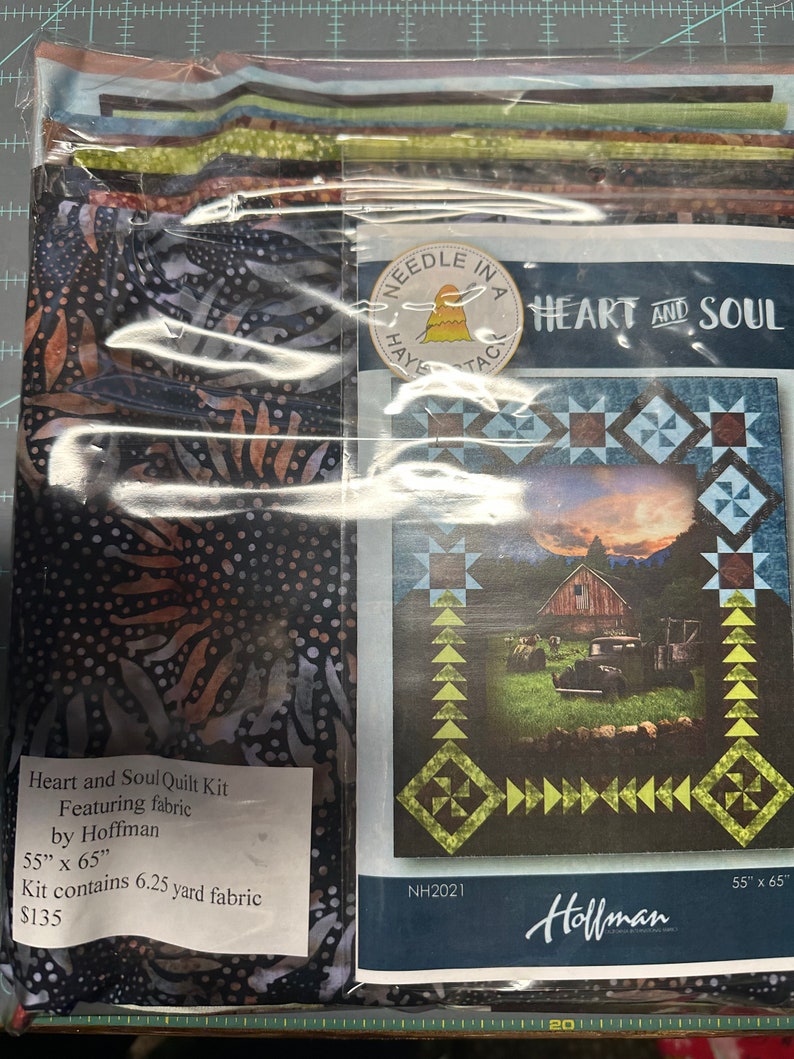 Red Barn Quilt Kit 55x65 Canadian or American Etsy Canada