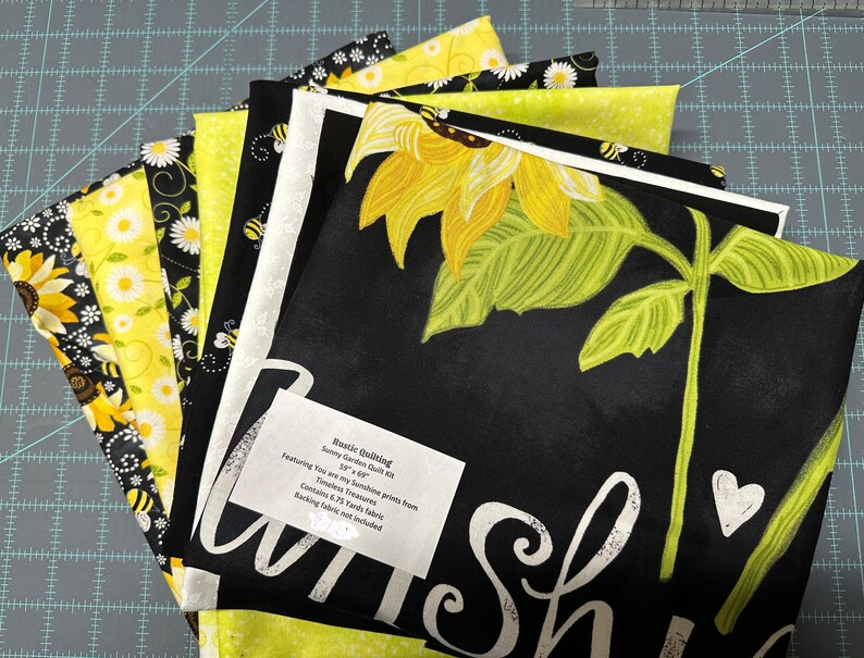 RARE Quilt Kit 59"x69", You Are My Sunshine Fabrics Timeless Treasures ...