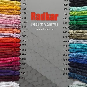 Handmade Table Runner | 5mm Thickness | Radkar Braided Cotton Cord | Custom Sizes & Different Colors Available image 7