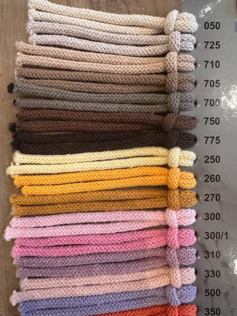 5mm Braided Cotton Cord: 100m Macrame, Knitting, Crochet DIY image 6