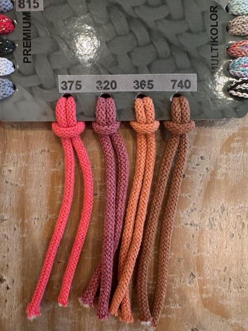 5mm Braided Cotton Cord: 100m Macrame, Knitting, Crochet DIY image 10