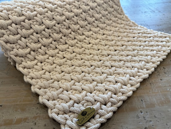 Handmade Table Runner | 5mm Thickness | Radkar Braided Cotton Cord | Custom Sizes & Different Colors Available