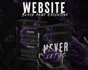 Never Let Go black page signed website exclusive