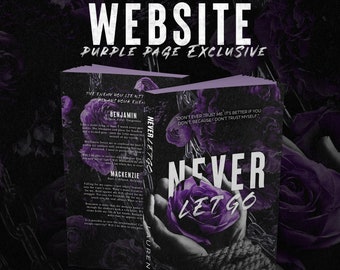 Never Let Go *purple* page signed website exclusive