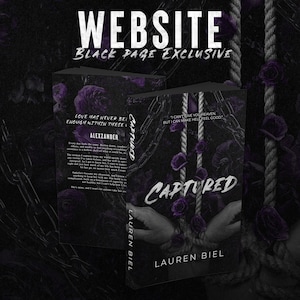 Captured black page signed website exclusive