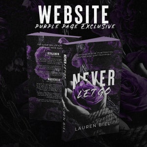 Never Let Go *purple* page signed website exclusive