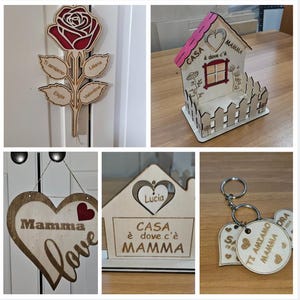 Festa della Mamma 5 Progetti da realizzare con incisore laser
