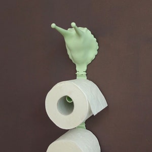 Gazzaladra Toilet Paper Storage Snail | Bathroom Toilet Paper Accessories | Restroom Organization | Bathroom Organizer Wall Mounted