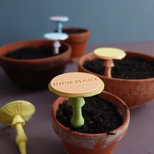 Gazzaladra Plant label Silvaticus Fungus - Vegetable tag | garden label | garden stake | plant gift | garden marker