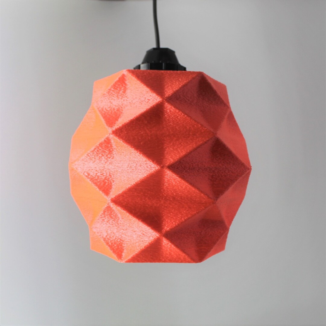 3DPPA Mirrored Lamp Shade Home Decor Gift Idea Geometric Pendant