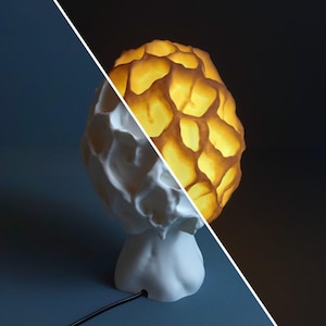 Gazzaladra Esculenta Fungus Tischlampe | Wohnkultur | Geburtstag Geschenke | Pilz Lampe | Mehrere Farben | Personalisierbar