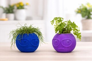 Vaso In Ceramica Moderno A Forma Di Uovo | Ornamento Da Tavolo E Camera Da Letto | Semplice Ed Elegante