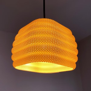 Daira Lamp Shade Ripple Mesh | Home Decor | Gift Idea | Geometric | Pendant Lighting