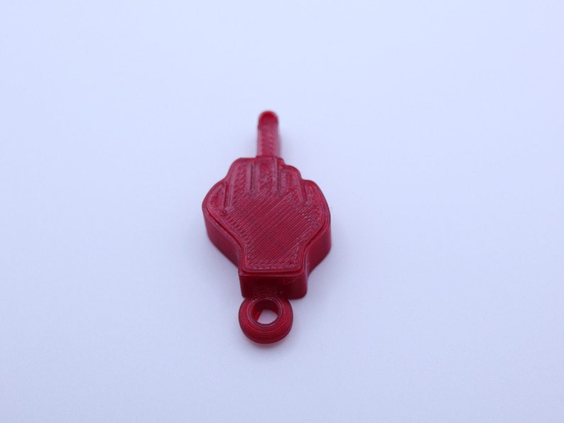 3D Printed Middle Finger Keychain Etsy