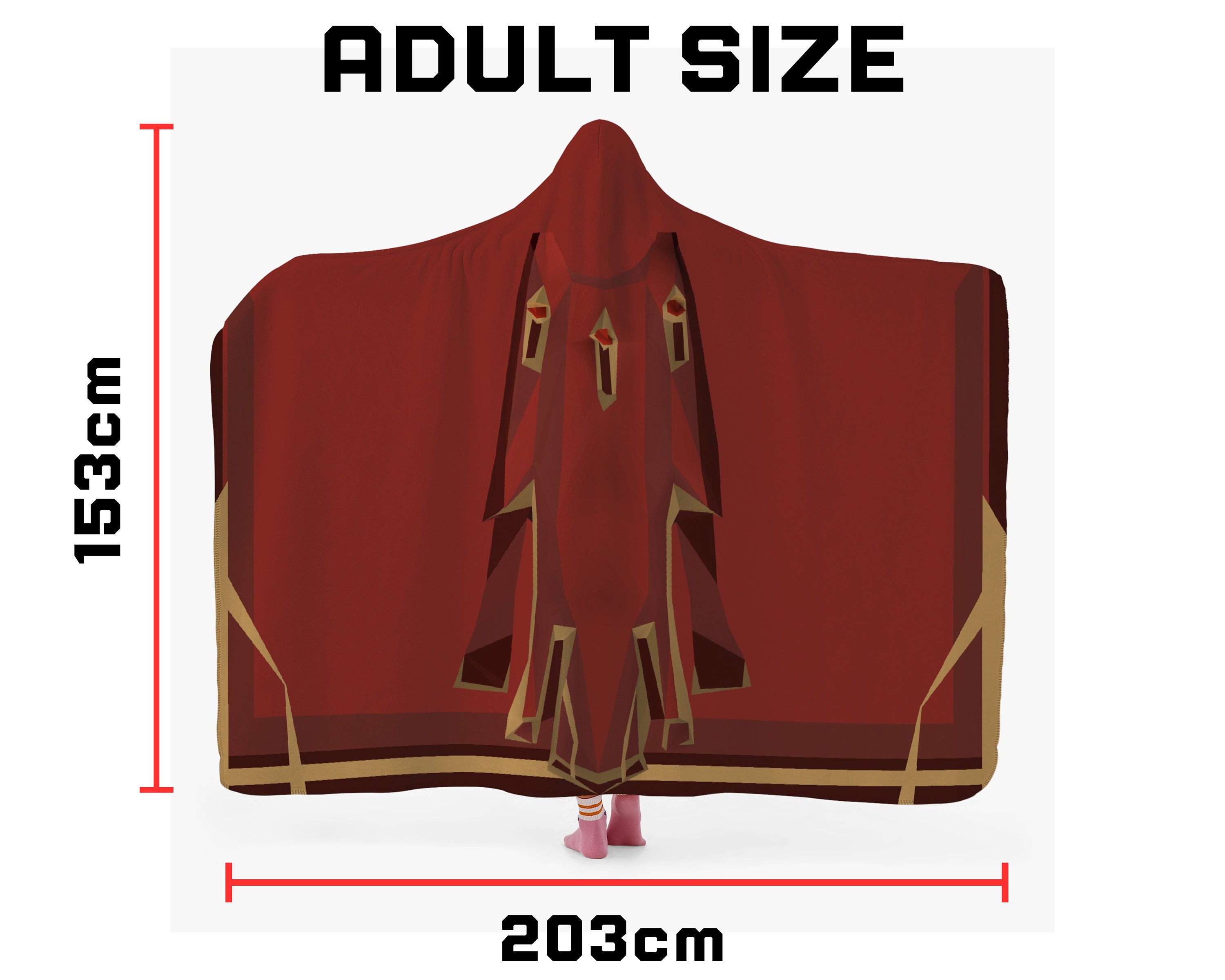 Runescape Hoodedblanket OSRS Inspired Highresolution Design Gift Idea