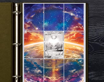Latias & Latios Card Inspired Binder Art | TCG Binder Display | Pokemon Michi Method Psychic Pokemon!  (Digital Download)