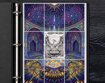 Umbreon Card Inspired Binder Art | TCG Binder Display | Pokemon Michi Method Psychic Pokemon!  (Digital Download)