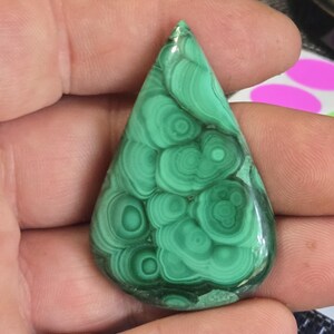 Natural REAL Malachite Cabochon / Genuine Rare High Quality Malachite