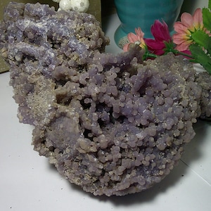 X Large High Quality Grape Agate Cluster / 2 pound, 11 ounce / Natural Grape Agate
