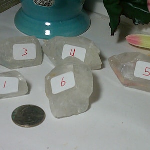 Arkansas Clear Quartz  / High Quality / Lots Of Rainbows / Mined in Garland Co. Arkansas / Various sizes