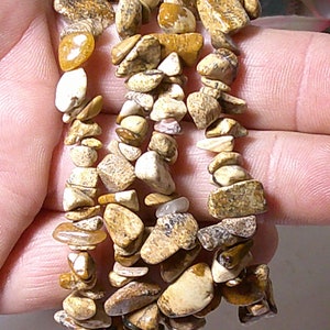 Natural Jasper Chip Stretch Bracelet