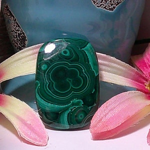 Natural REAL Malachite Cabochon / Genuine Rare High Quality Malachite