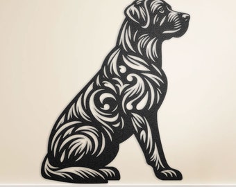 Labrador Retriever Metal Wall Art, Gift For Labrador Retriever Owner, Dog Metal Wall Art, Labrador Retriever Gift, Labrador Retriever Decor