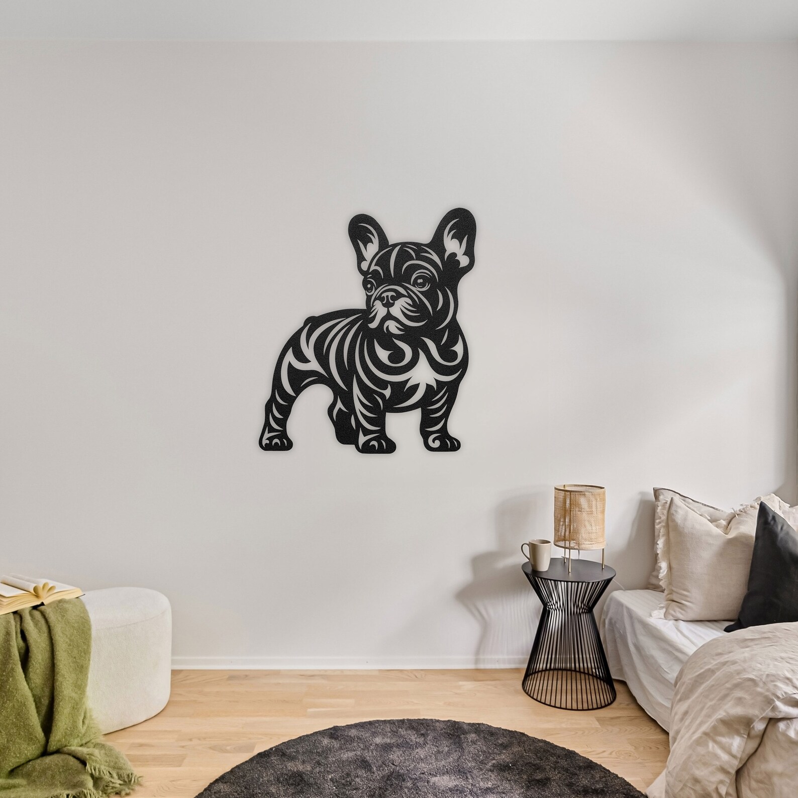 French Bulldog Metal Wall Art, Pet Lover Home Decor, French Bulldog