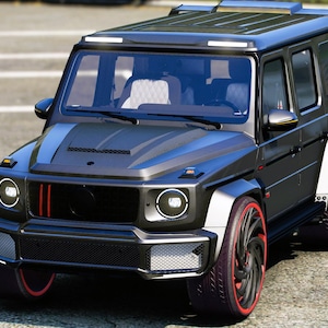 Fivem - (Debadged) 2017 Brabus G700 on 30&quot; Amanis 6 Seater Slider (Bulletproof)