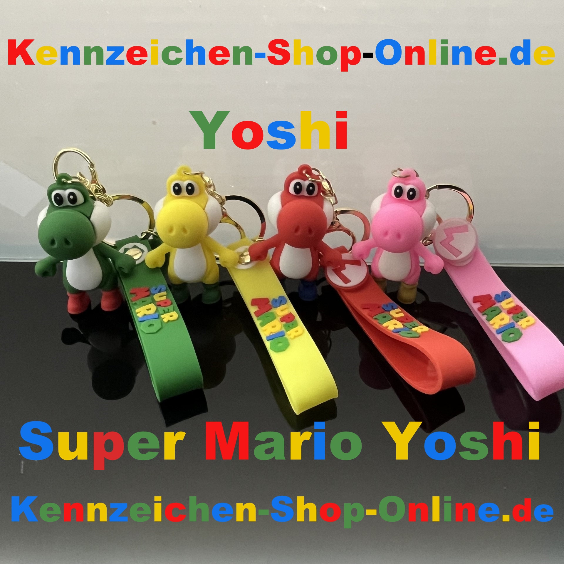 Nintendo Super Mario Luigi Yoshi Schlüsselanhänger Schlüsselband