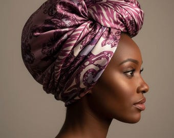 Bufanda cuadrada "Bond" Blurple (bígaro, lavanda y morado) de 86 x 86 cm