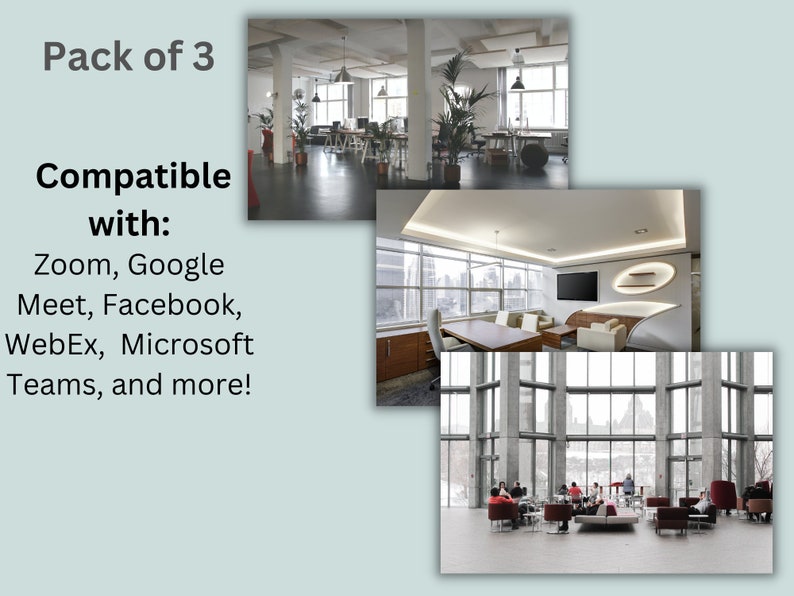 Zoom Office Background, Zoom Wallpaper, Industrial Office, Zoom, Virtual Wallpaper, Professional