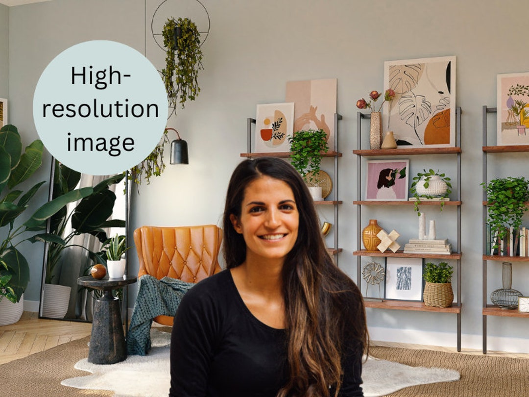 Zoom Background Living Room Plants Virtual Background Living Room Office Green Screen Zoom