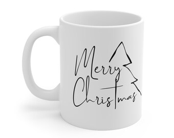 Merry Christmas Coffee Mug |  Christmas Coffee Mug | Holiday Mug | Christmas Mug | Christmas Gift | Birthday Gift | Chic decor