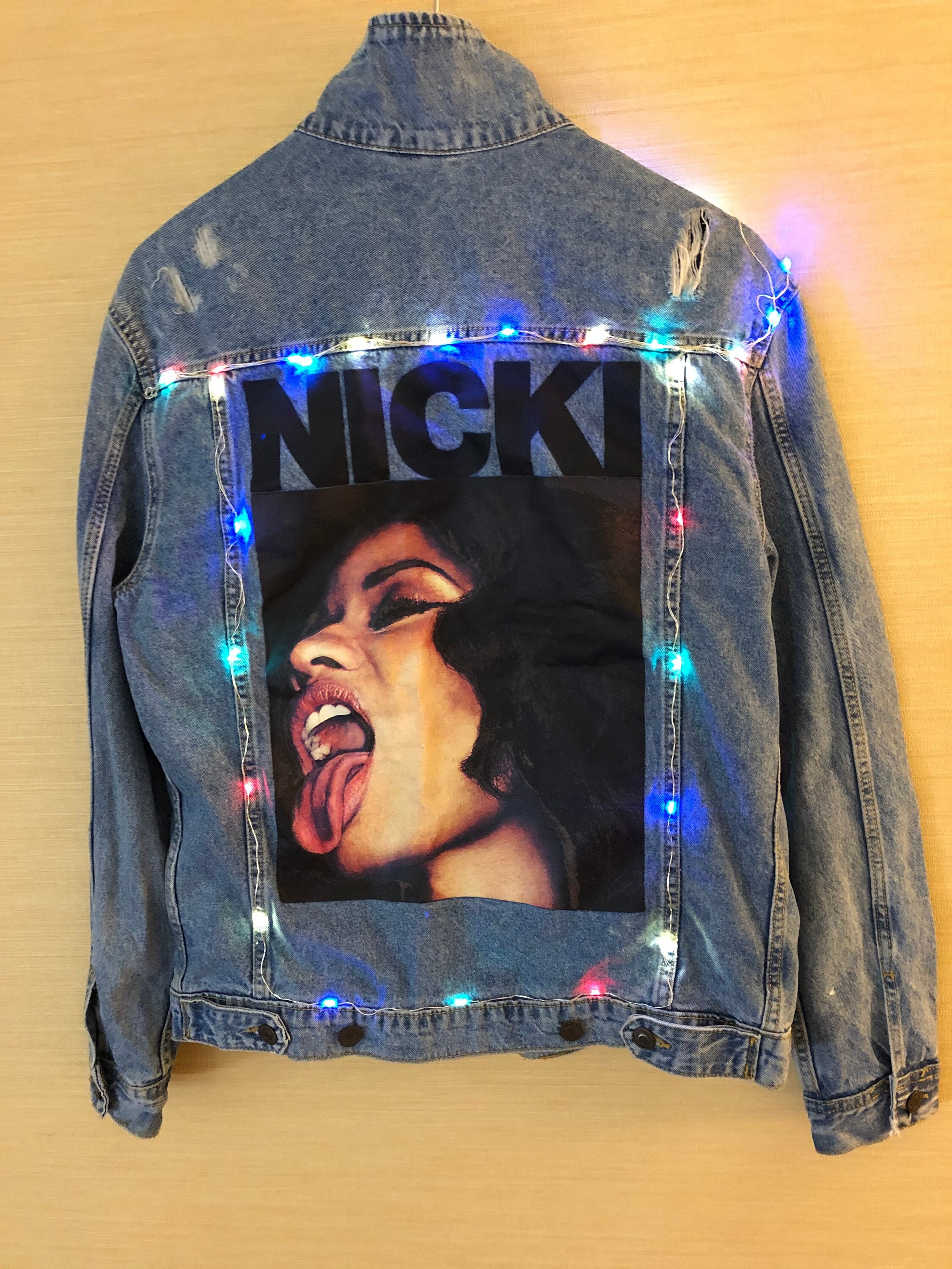 Nicki minaj denim jacket deals