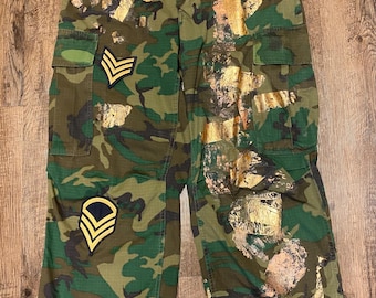 Army Camouflage XXL Goretex Fire Resistant Jacket Coat Trousers