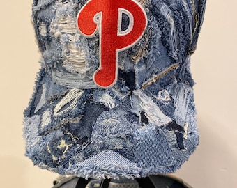 One Of One Custom Patchwork Denim Snapback
