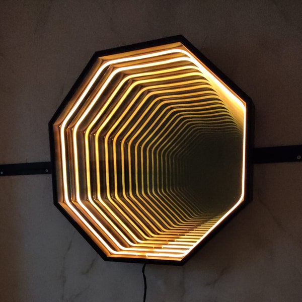 Octagon Infinity Mirror - Stunning and Unique Home Decor