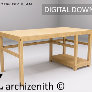 DIY PDF Desk Construction Plans