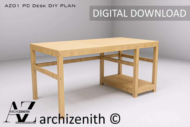 DIY PDF Desk Construction Plans