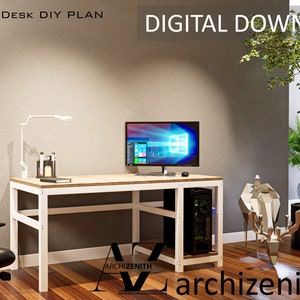 DIY PDF Desk Construction Plans