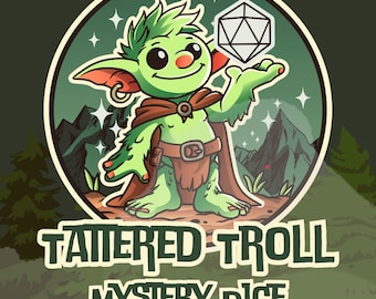 Mystery Dice / DnD Mystery / DnD Dice Set / Polyhedral Dice Set / dice bag