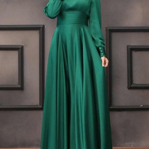 Muslim Wedding Dress With Hijab Etsy Canada