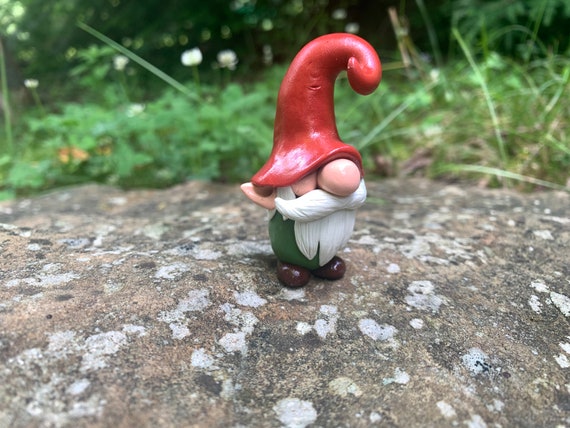 Gnome with hole cut out for mini Playdoh