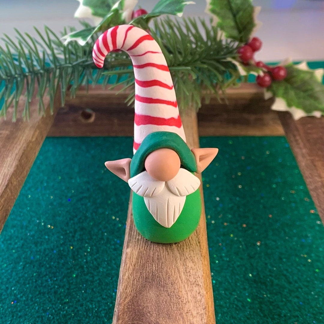 Mini Clay Christmas Elf Gnome Miniature Handmade Custom Etsy UK